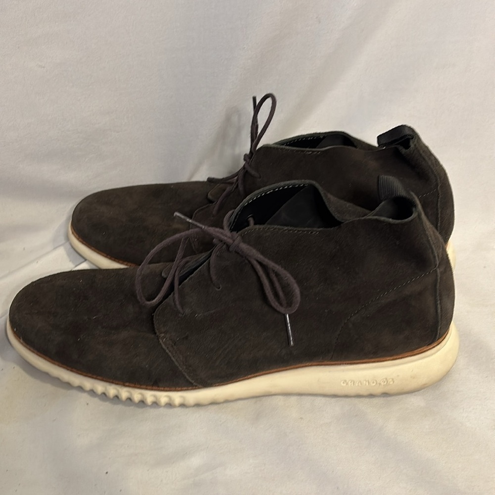 Cole Haan Zero Grand Suede Chukka Shoes Lace up Men's 13M - Picture 4 of 8